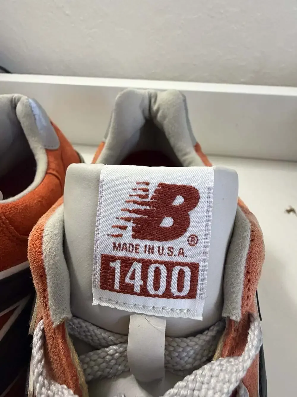 J.Crew x New Balance 1400 Made in USA 'Rusted Orange' Sneakers